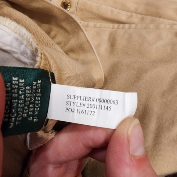 Lauren Ralph Lauren High Rise High Waisted Wide Leg Ankle Pants - Picture 12 of 12